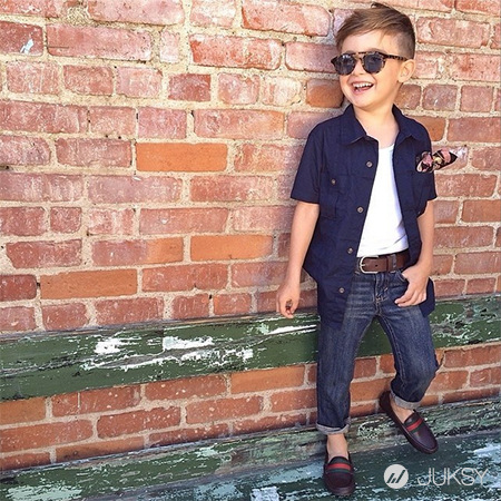 帅气小男生 男孩子 超萌小型男教你穿搭时尚