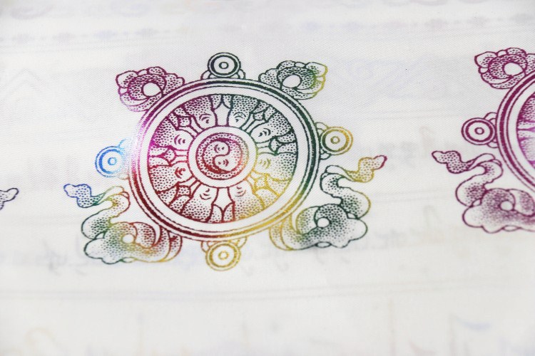 6米*48cm烫金提花哈达