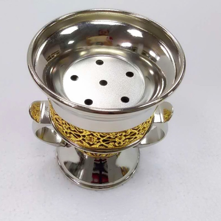 厂家直销rb-002s双耳香炉 五金铁艺花饰香薰炉金属工艺品家居摆件