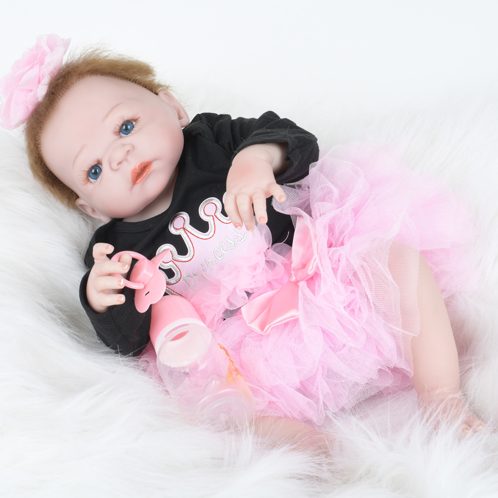 reborn doll重生洋娃娃玩具女孩过家家全身软胶生日礼物套装洗澡