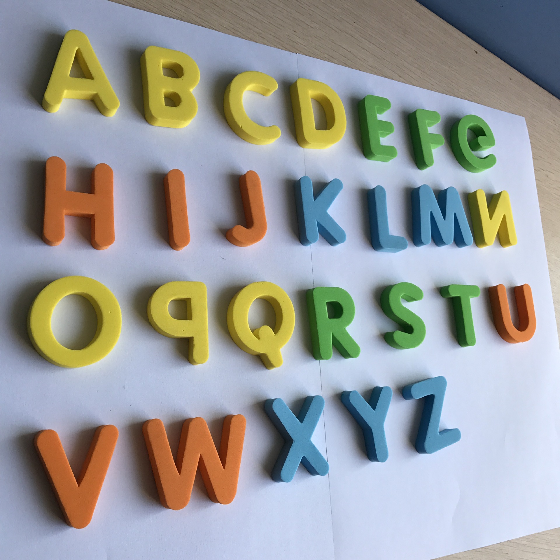 eva泡棉字母磁铁软磁铁儿童早教白板贴数字微磁环保厂家加工