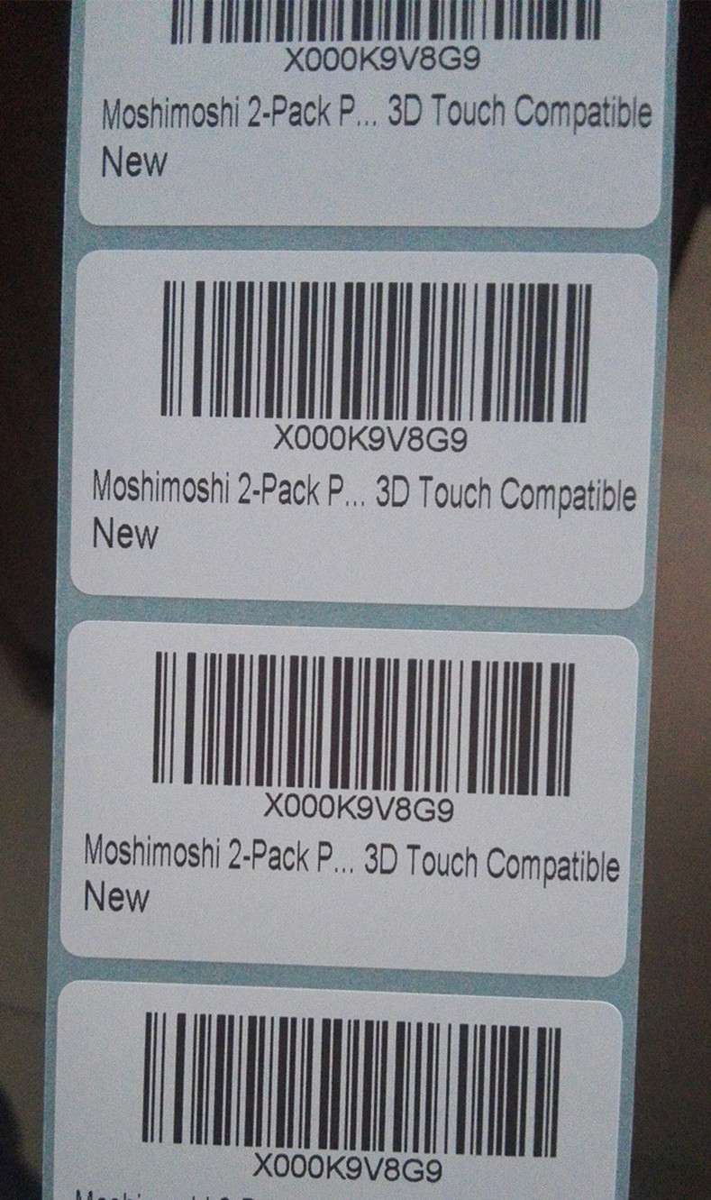 三防热敏标签纸80*30 40 50 60 亚马逊fba条码不干胶标签热敏贴纸