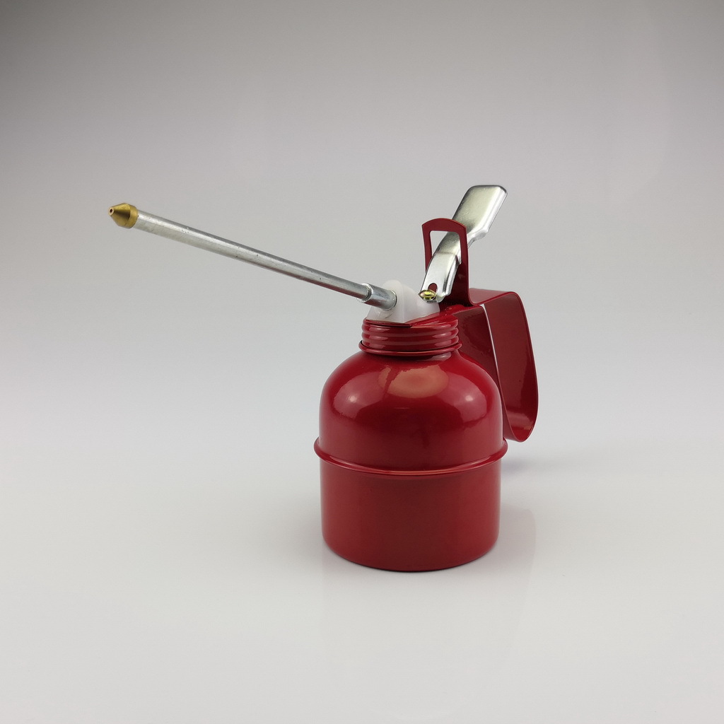 【厂家】供应300g金属机油壶机油枪硬管压力油壶