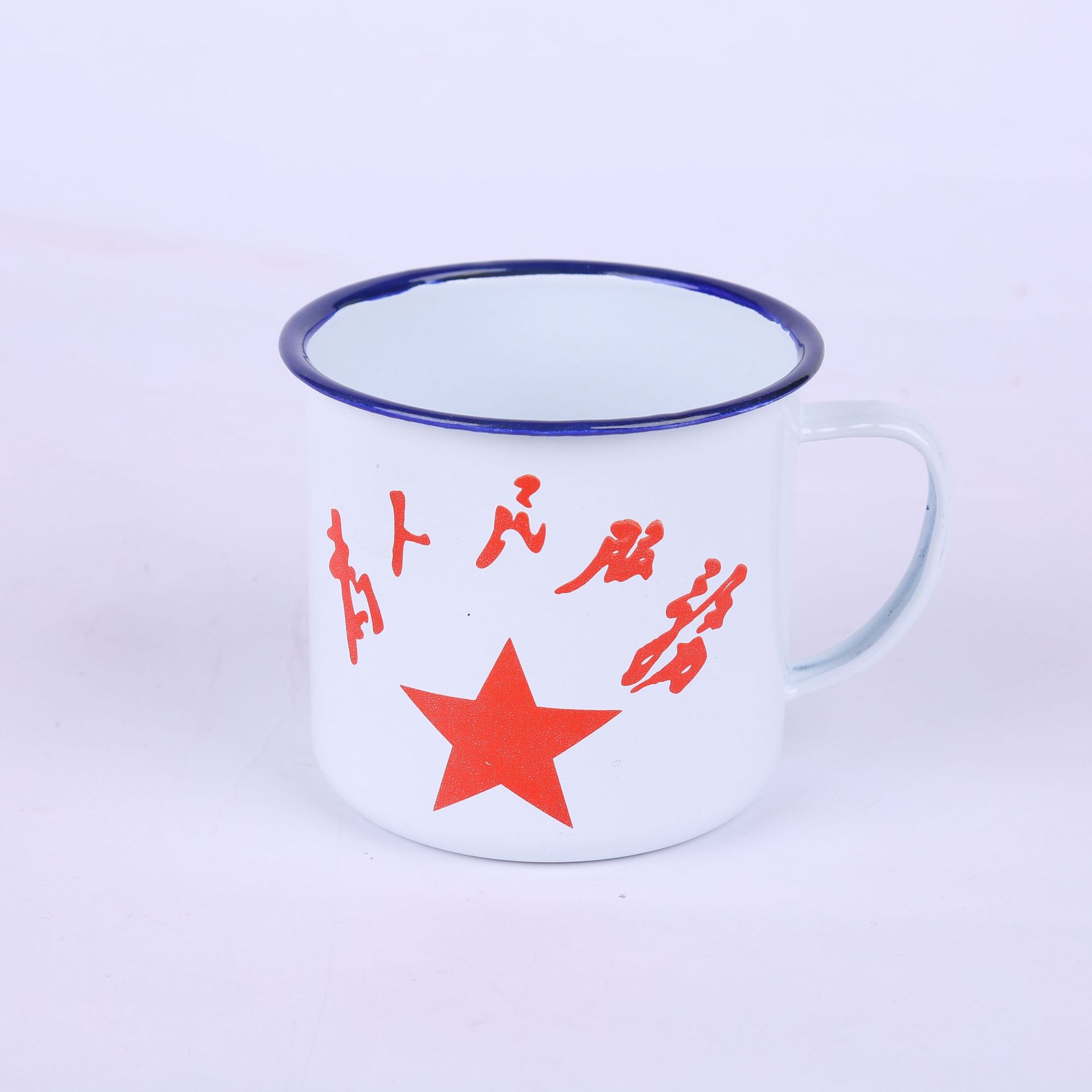 批发老式经典怀旧搪瓷杯创意复古语录搪瓷茶杯礼品搪瓷杯广告杯