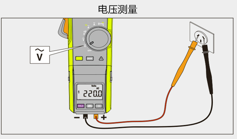 f381分体式钳形数字钳形表远程显示工业级电流表