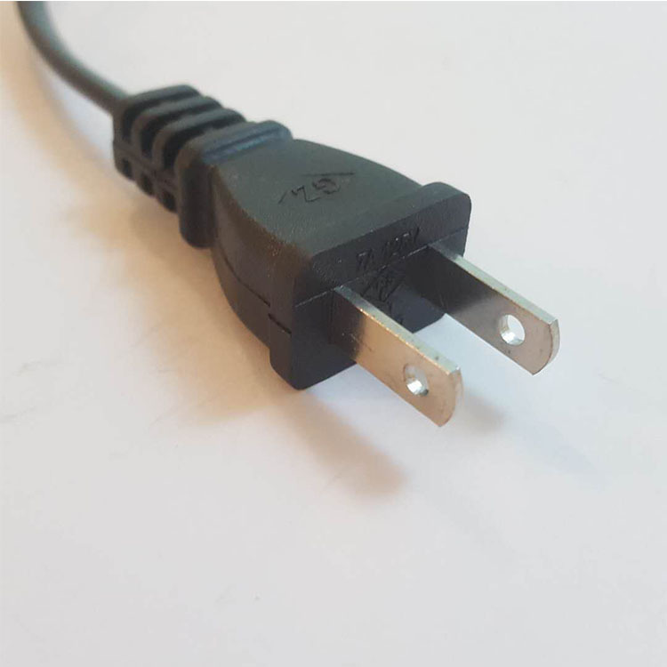 厂家直销 全铜2芯扁插单头电源线 国标2插插头线05平方*1.5米现货