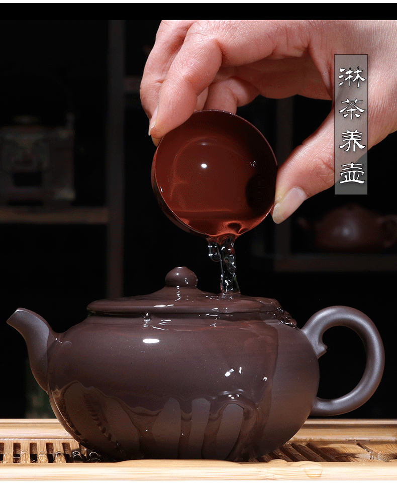 名家手工杨志华大师原矿老紫泥玄德典藏礼品紫砂壶茶具证书包装