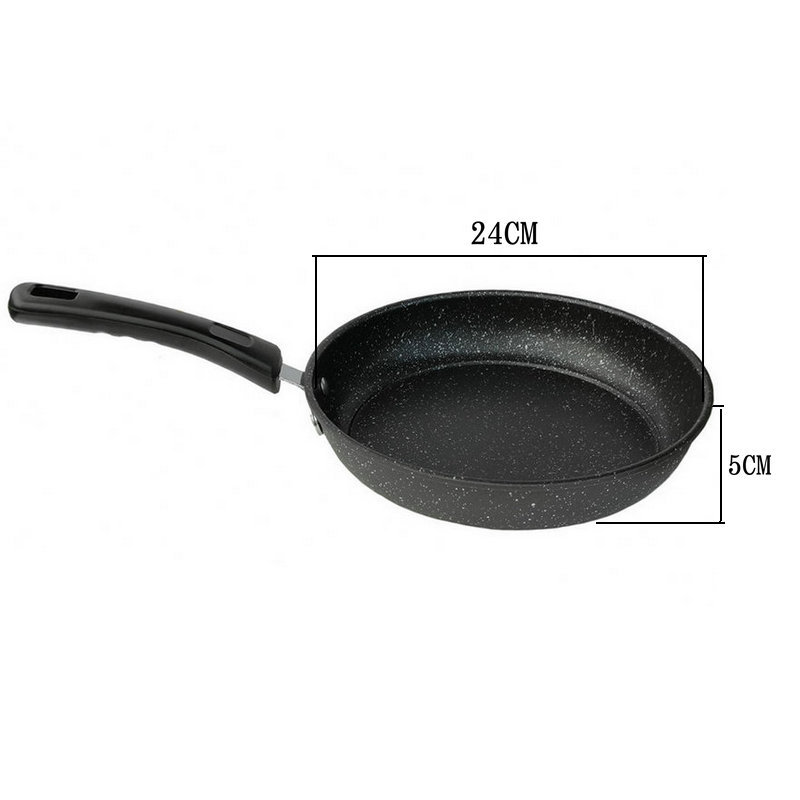 爆款麦饭石四件套锅多功能礼品锅具套装家用不粘平底铁锅灶具通用