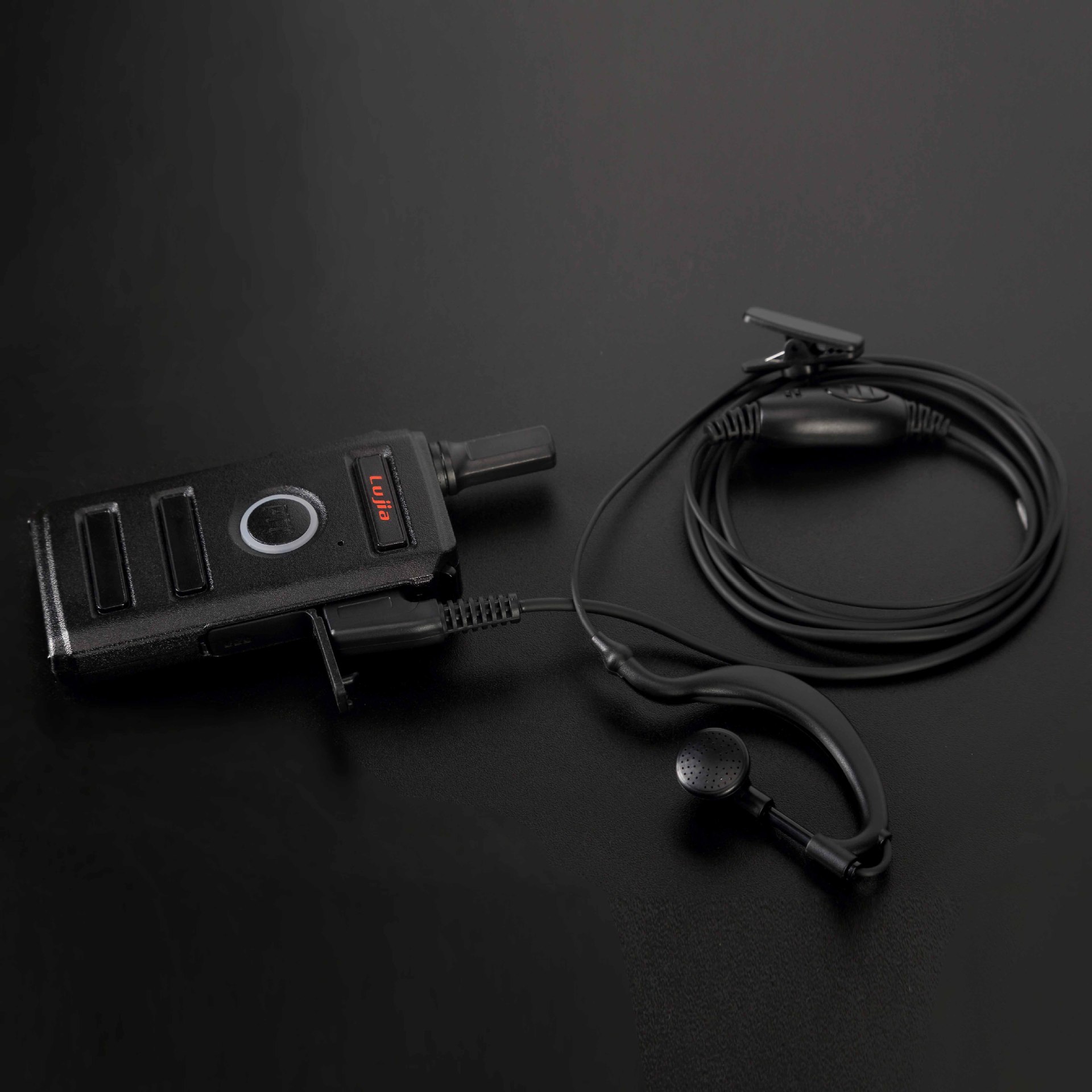 厂家直销原装宝峰对讲机通用耳机k头粗线耳机普通标配耳挂式耳机