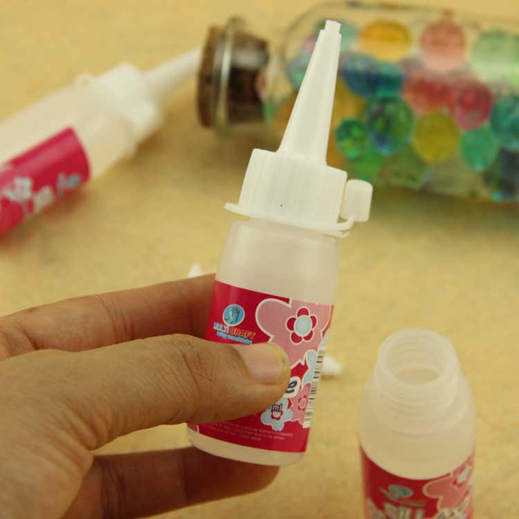 不织布手工diy材料30ml酒精胶水无色透明粘布艺相片麻绳布用胶水