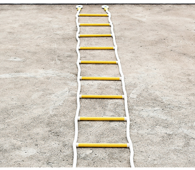 软梯绳梯消防逃生梯施工下井软梯子攀爬绳梯床铺梯儿童训练梯