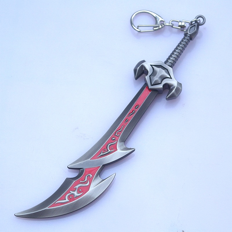 英雄周边无极剑圣天人合一易大师刀扣合金兵器武器16厘米