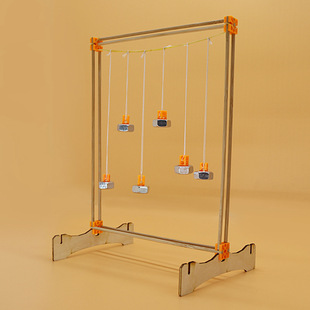 大诺原创趣味共振摆小学生科技小制作小发明创意创客教育材料包