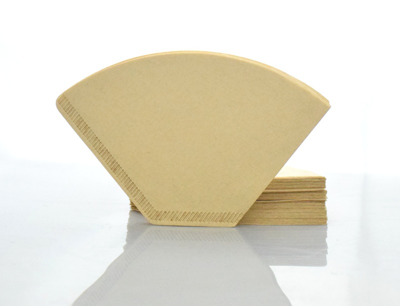 咖啡过滤纸 扇形102滤纸白色棕色v60咖啡过滤耗材