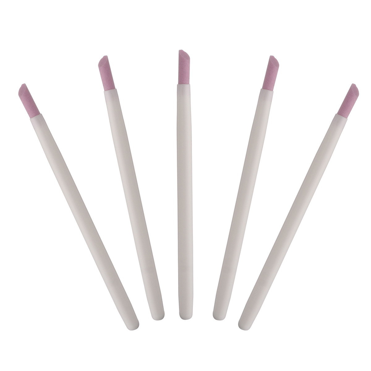 美甲笔新款单支白色美甲刻磨笔去死皮笔石英笔美甲工具批发