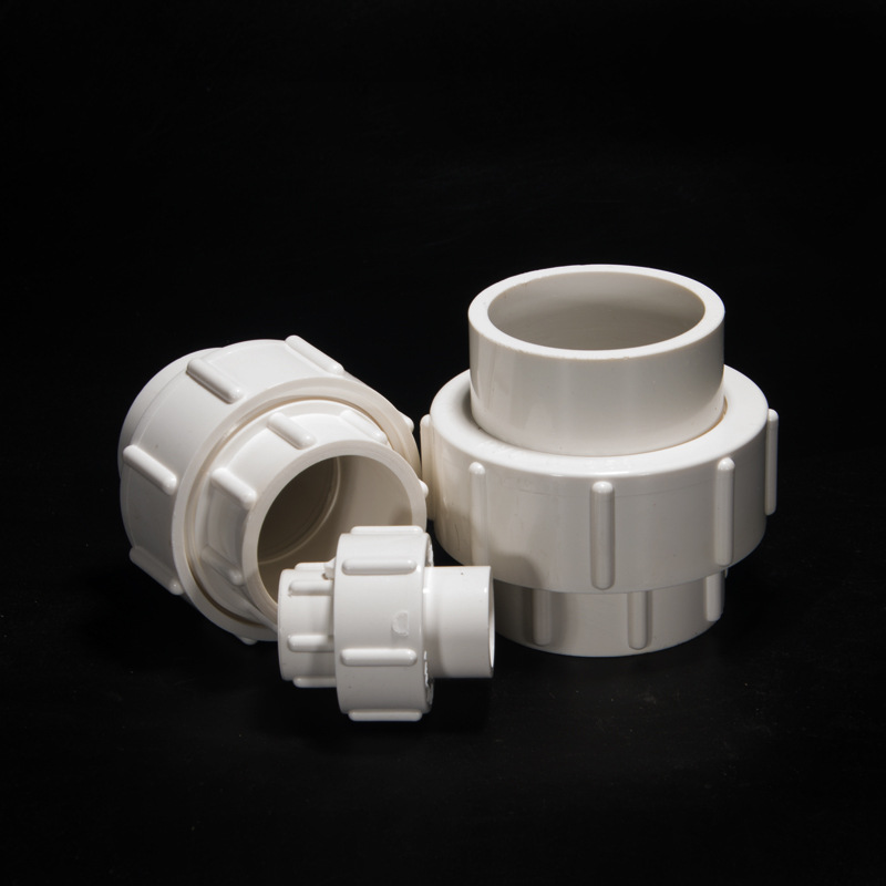 pvc给水活接给水管接头排水给水管件配件昌盛塑胶厂价批发知悉