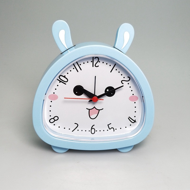 新款创意韩版卡通闹钟学生床头钟可爱的儿童小闹钟