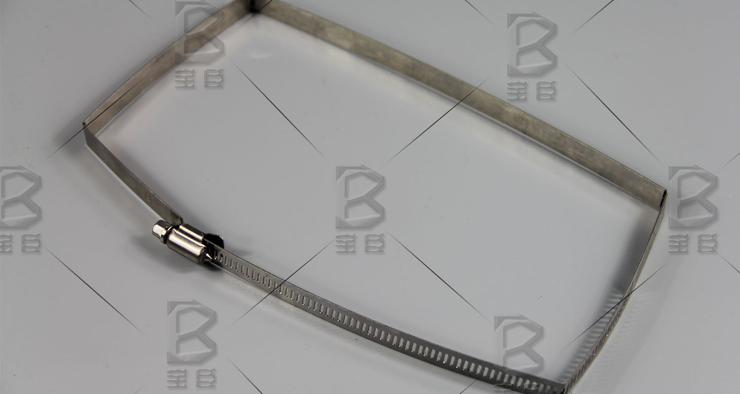 中美式不锈钢方形喉箍电缆桥架抱箍铝合金桥架抱箍热镀锌桥架抱箍