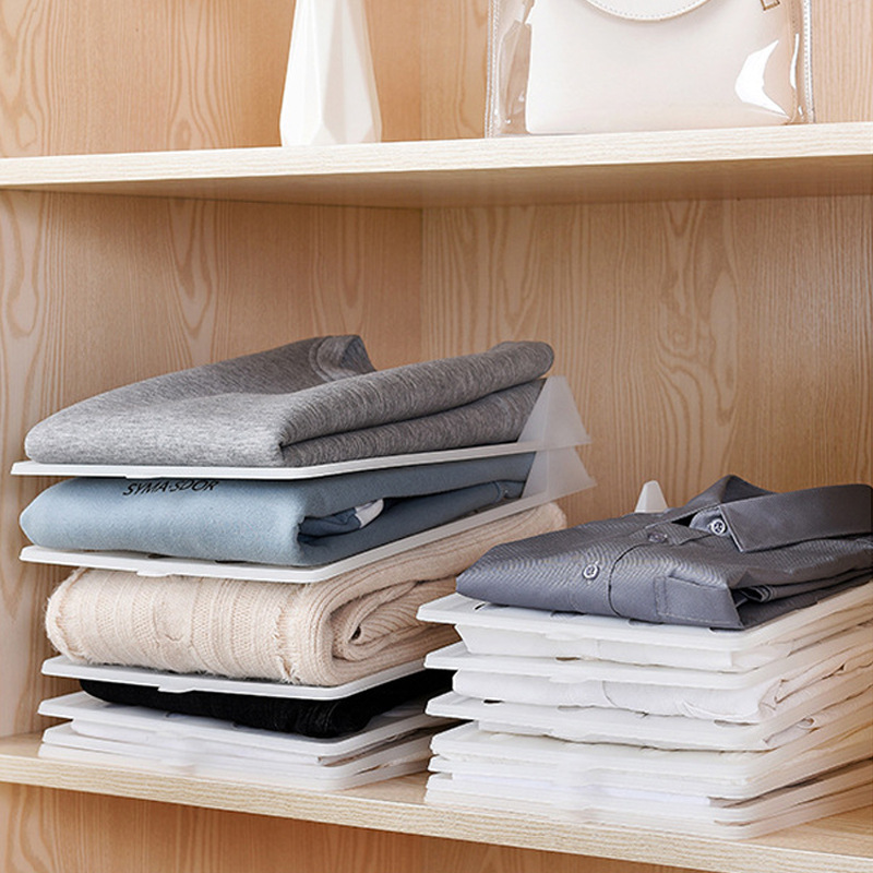 收纳叠衣板叠衣t恤折衣服衬衣衣柜整理神器宿舍家用懒人折衣板