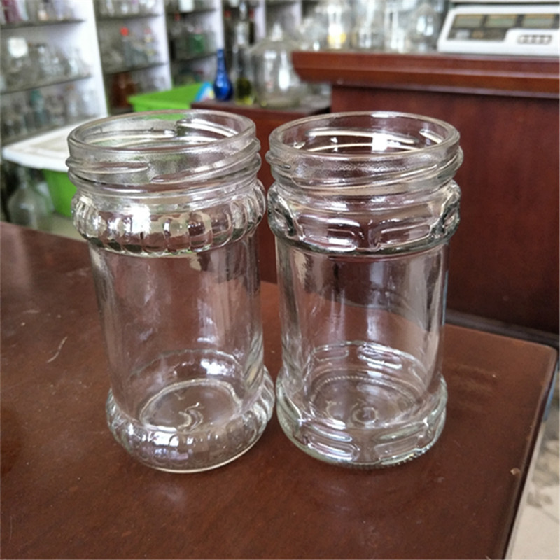 厂家直销280ml老干妈玻璃瓶220ml酱菜辣酱牛肉酱玻璃瓶密封耐高温