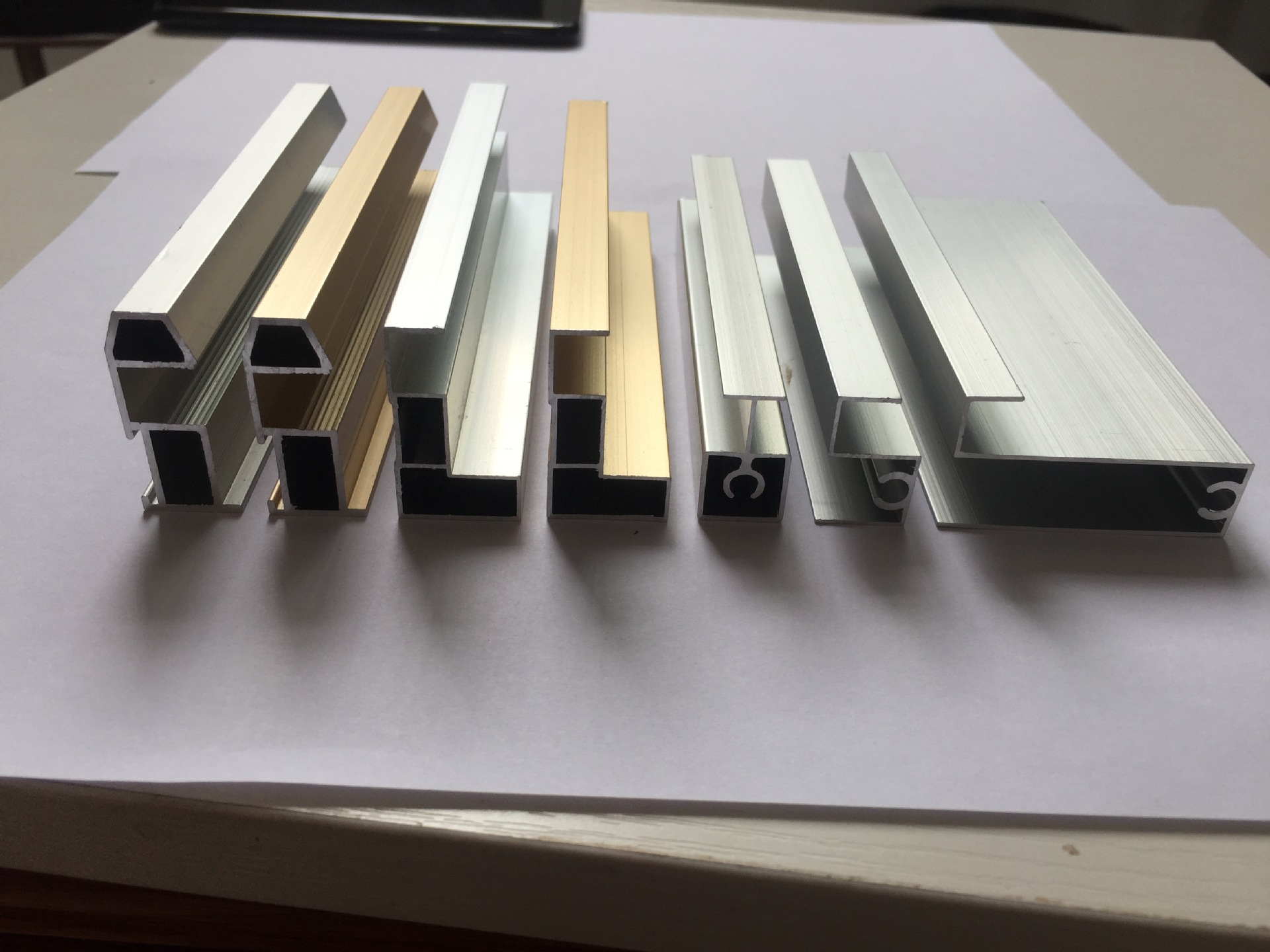 衣柜门 移门铝材 子弹头 包覆 电泳 氧化 推拉门 现货足当天发货