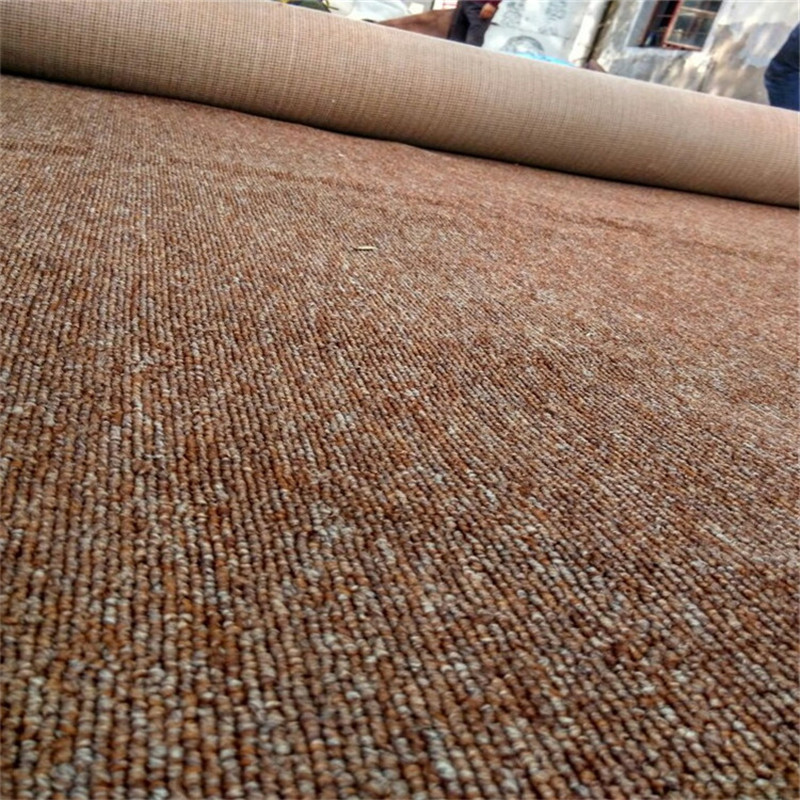 工程使用机场候机楼家普密加密 圈绒纯色地毯办公楼科技园满铺毯