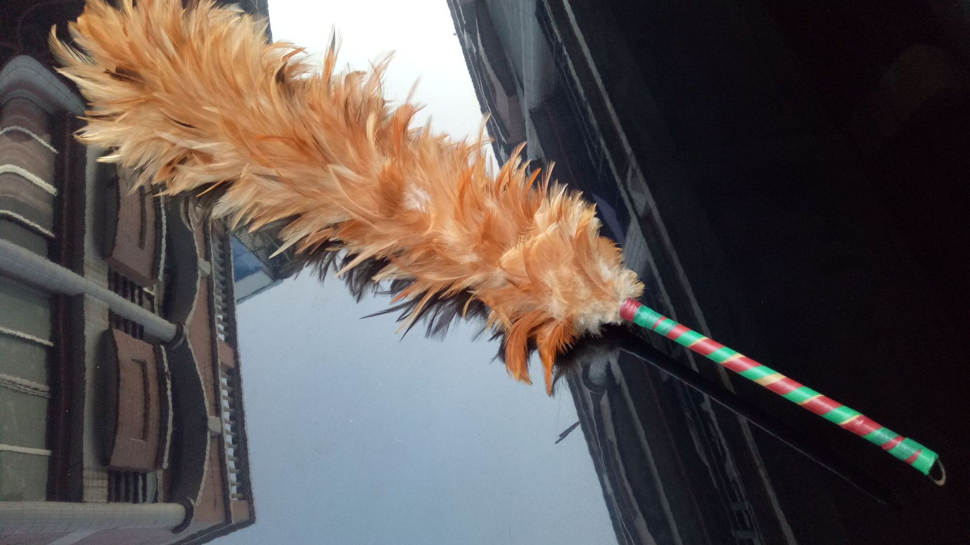 工厂专用鸡毛掸子70厘米