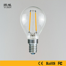 g45灯丝灯泡2W led硬质灯条阻容驱动E14灯头LED暖白灯泡 工厂直销