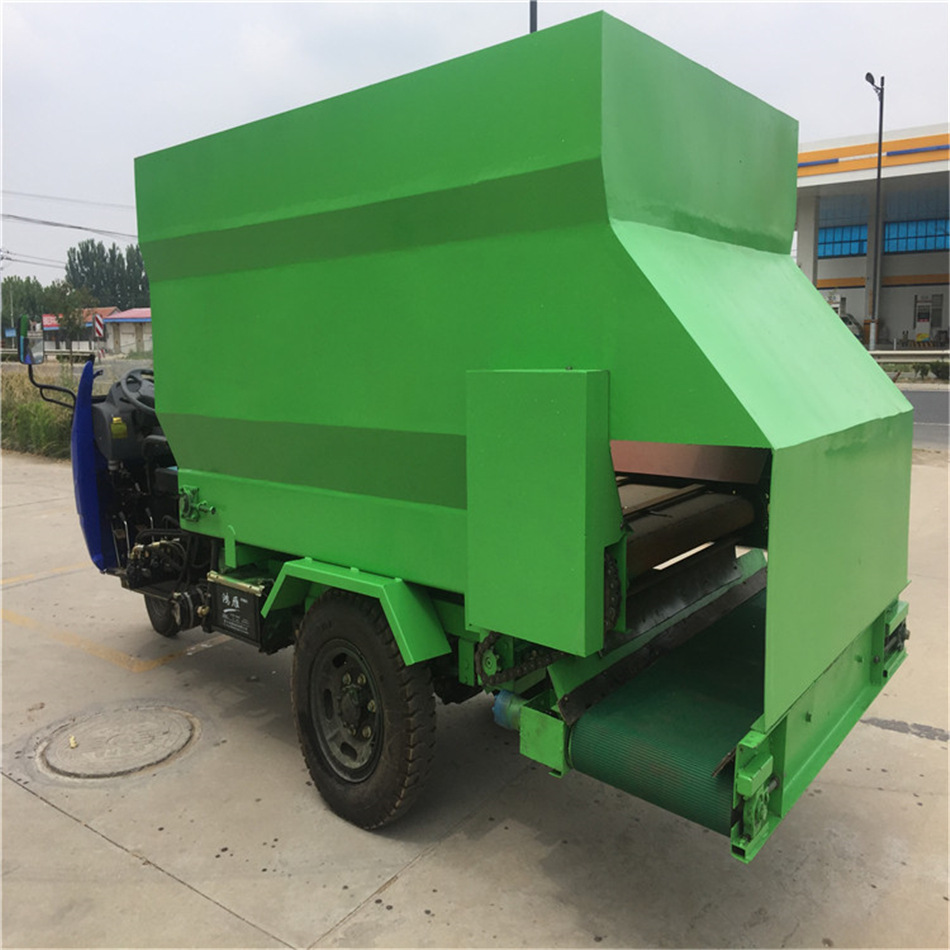 牛场投料车 牛羊饲草料喂料车