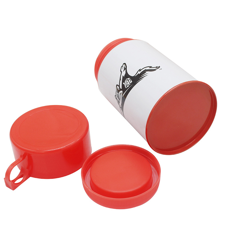 业士新款马口铁水杯圆罐密封饮料杯铁罐圆形饮水杯金属罐定制