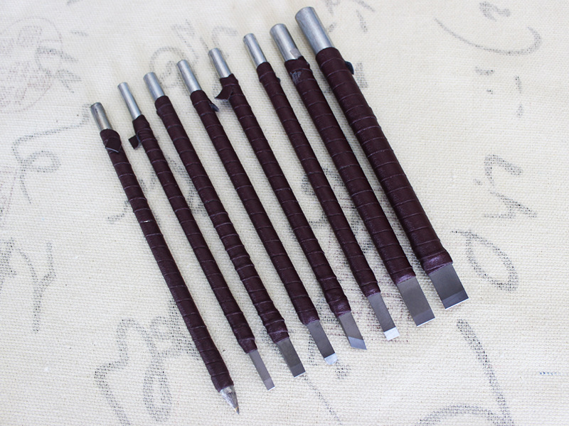 手工雕刻刀刻石刀篆刻刀木雕木工工具印章雕刻石头刻字刀具tr318