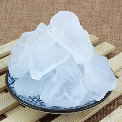 中药材白巩明矾500克正品食用食品级净水明凡块装粉500g