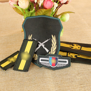 厂家直销 民兵臂章三件套 人武三件套 gf三件套 免费专业设计来图