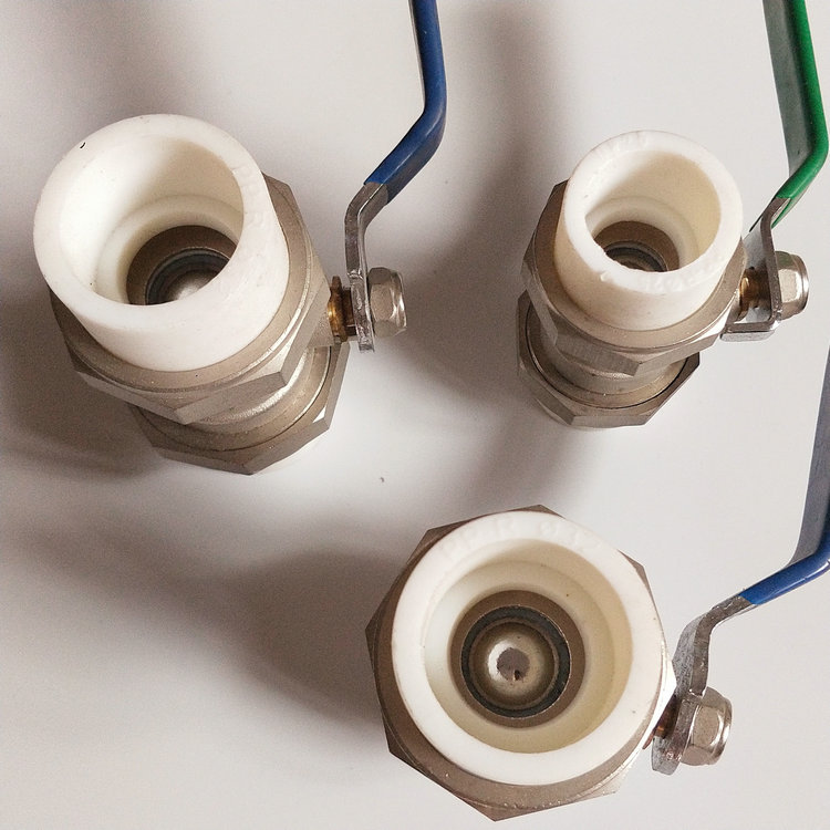 长期供应 ppr铜球阀 本色方体铜球阀 灰白绿铜球阀各类球阀批发