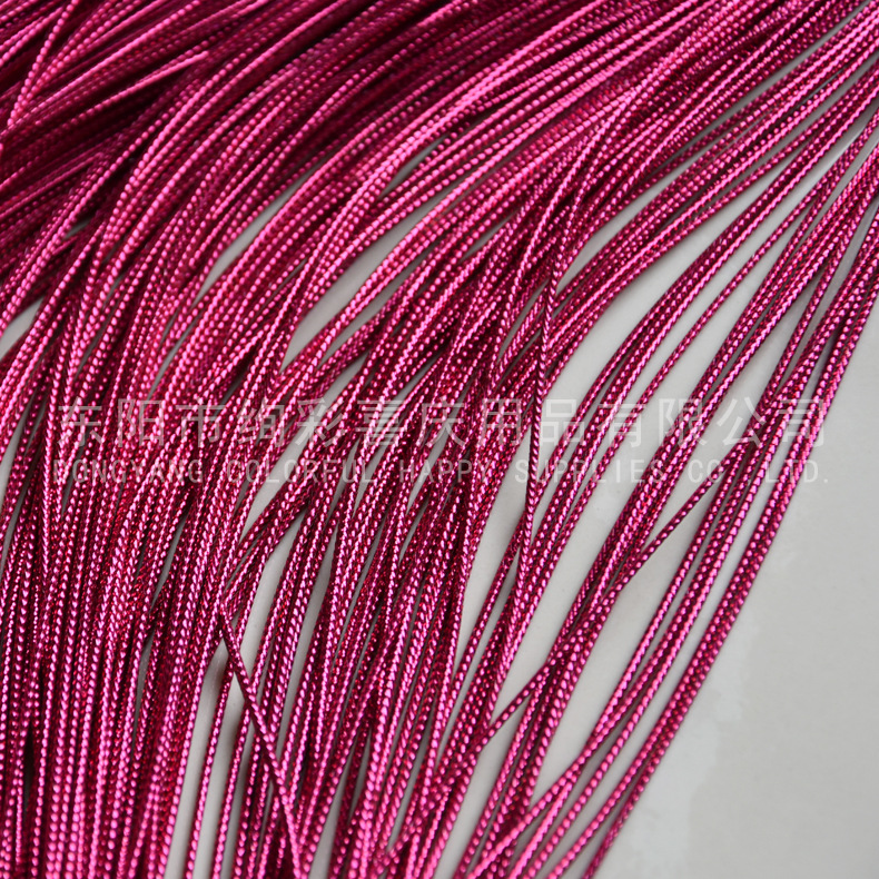 速卖通16股金葱线 无弹力 金丝绳 贺卡吊牌金线 圣诞礼品包装挂绳