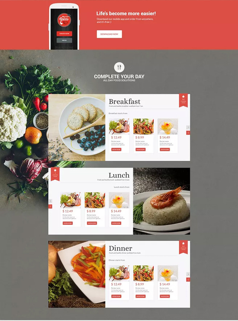 企业个人网站网页首页排版设计web简约psd分层平面海报ui素材模板