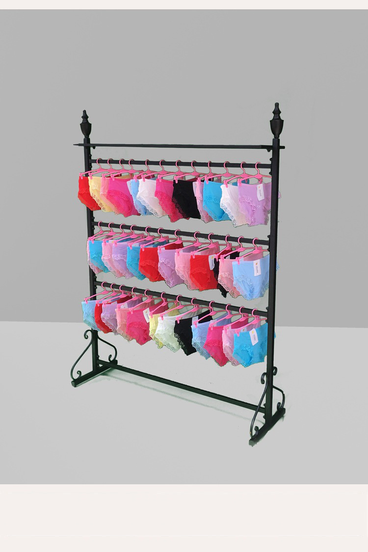挂内裤的架子展示架多功能店铺装饰陈列货架落地式中岛移动内衣架