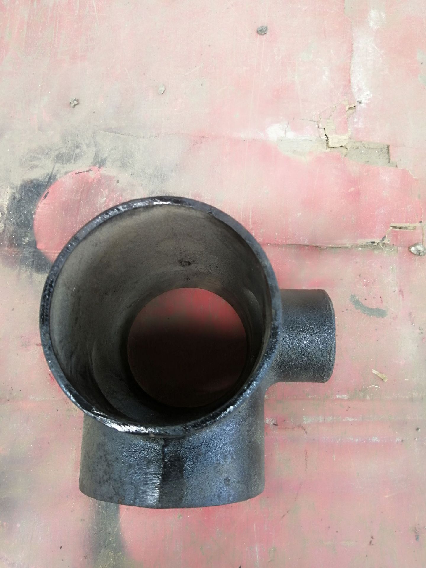 w直角四通 100×100×50 铸铁管件 厂家直销 保质保量