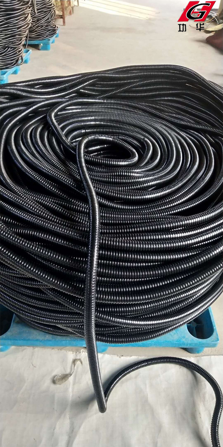 包塑镀锌金属软管dn32不锈钢金属包塑蛇皮管电缆穿线金属波纹管