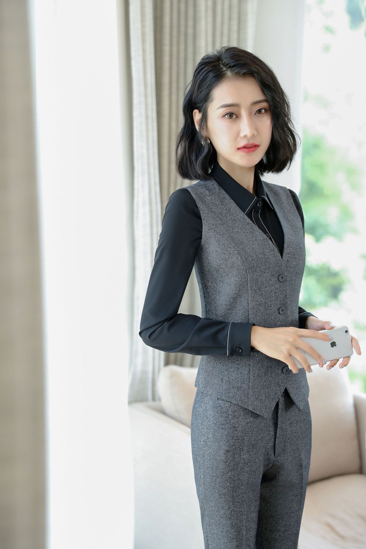 职业套装女2017秋冬新款保险公司工作服女工装商务正装西装套装女