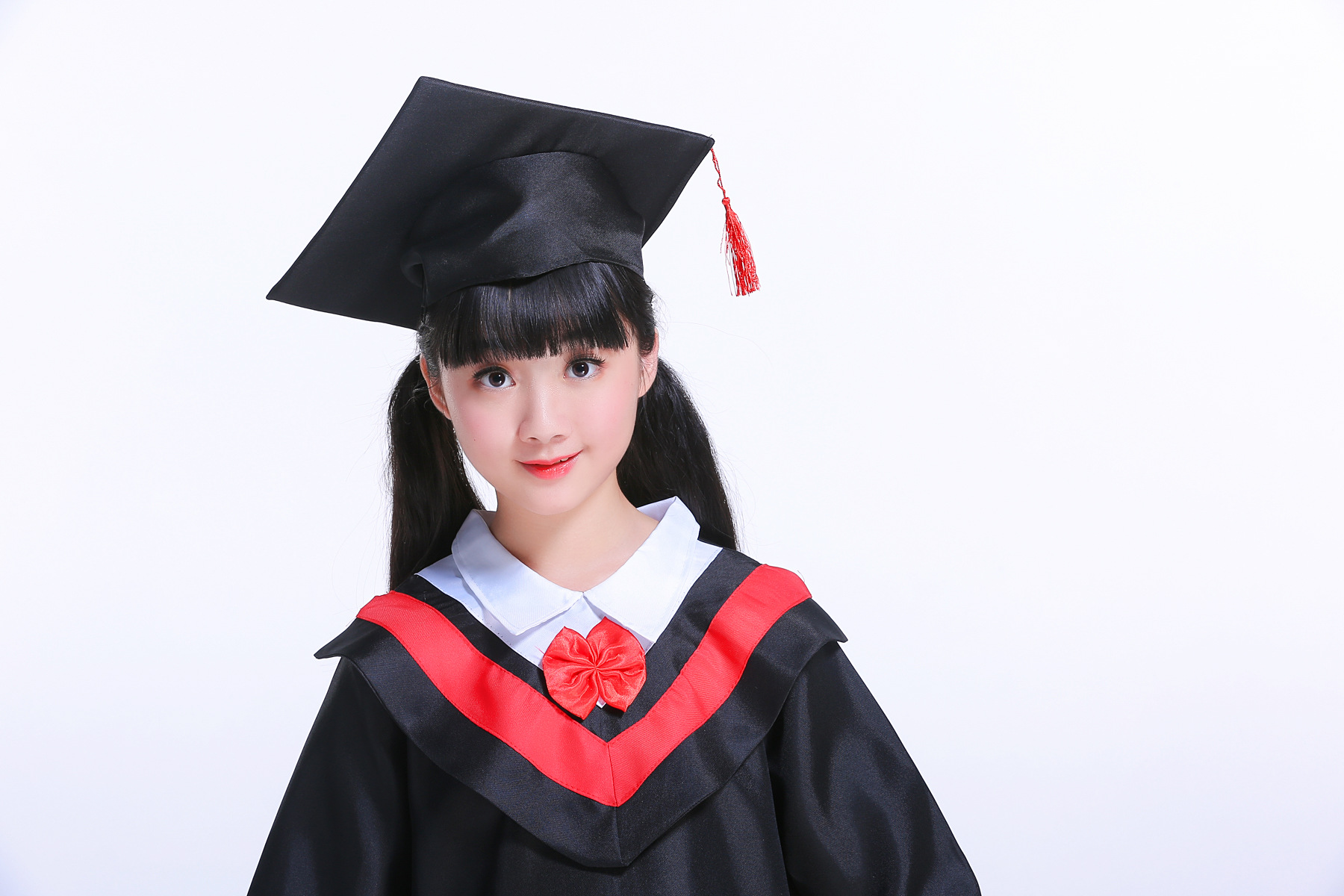 幼儿园学士服儿童博士服毕业礼服小学生毕业拍照服装幼儿小博士服