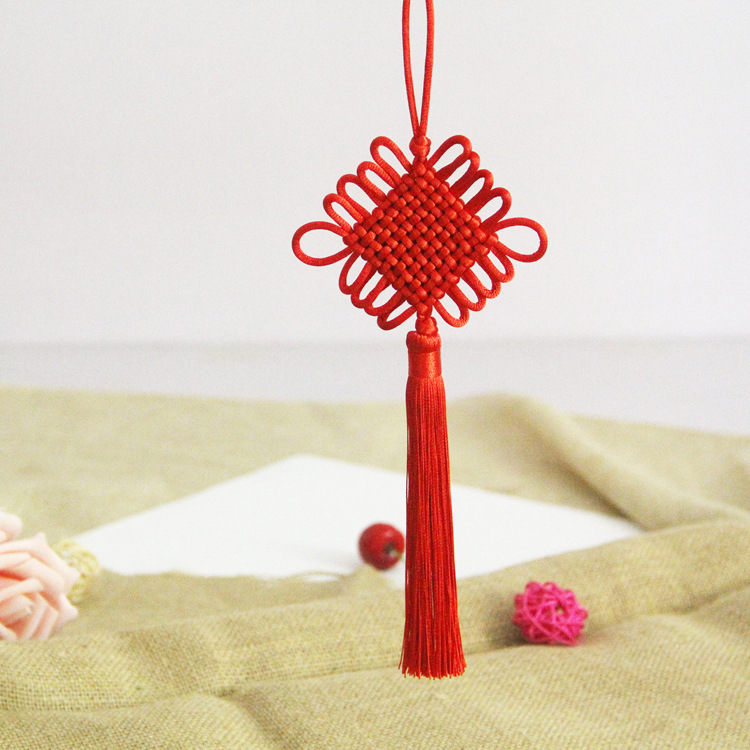 春节年货年画对联用中国结批发灯笼中国结挂件10盘中国结