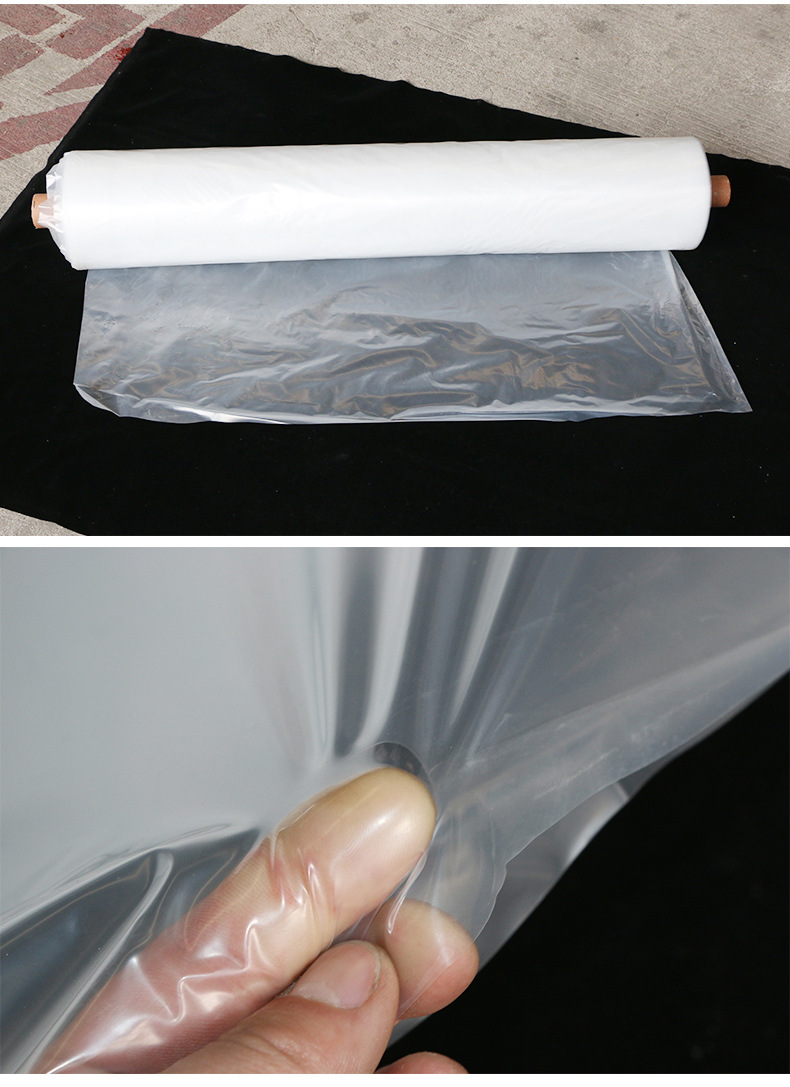 自产自销农用pe透明塑料布塑料薄膜加厚温室无滴大棚膜白膜工程膜