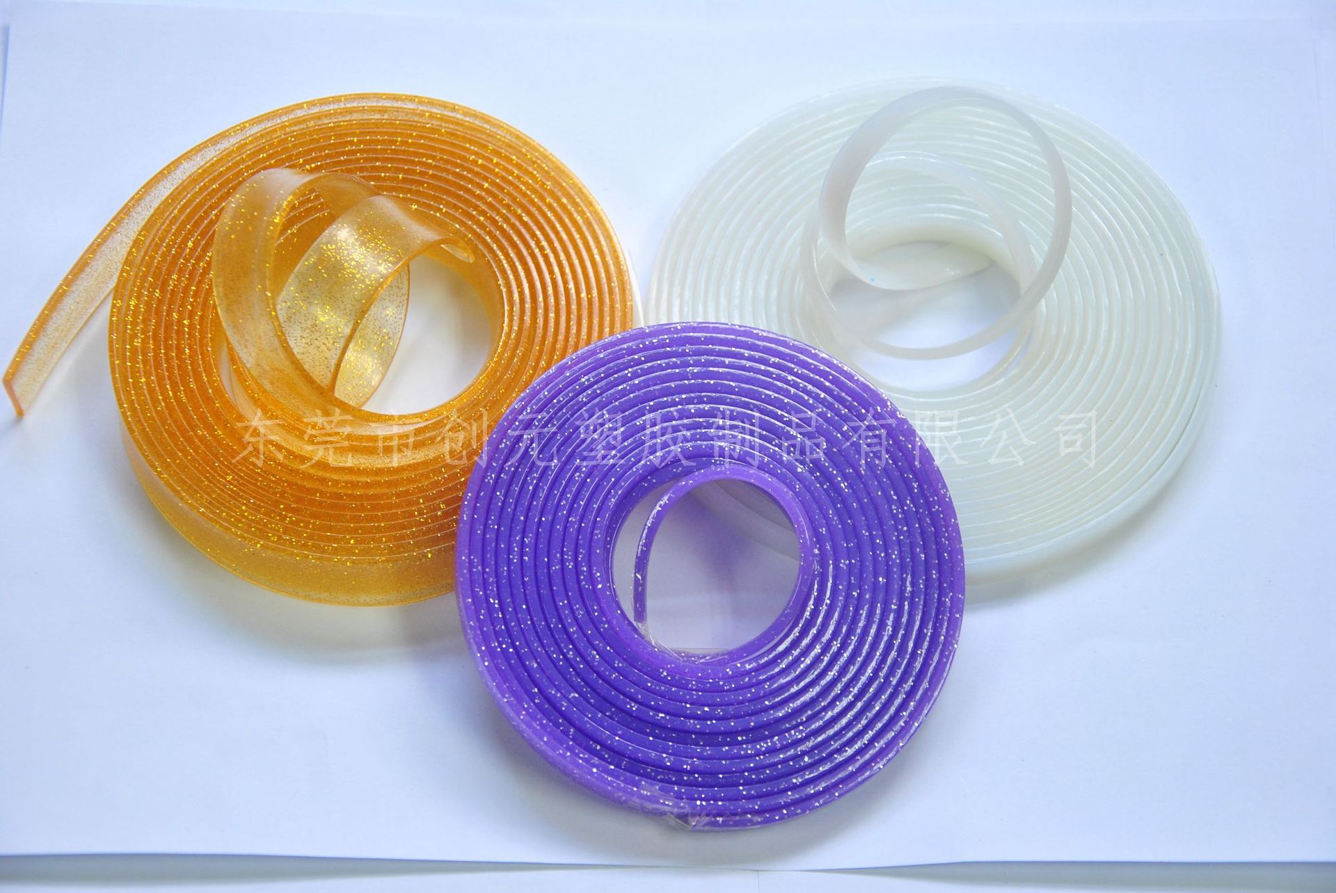 供应pvc扁条 pvc编织带 pvc透明防撞条 装饰平条 具桌椅护边