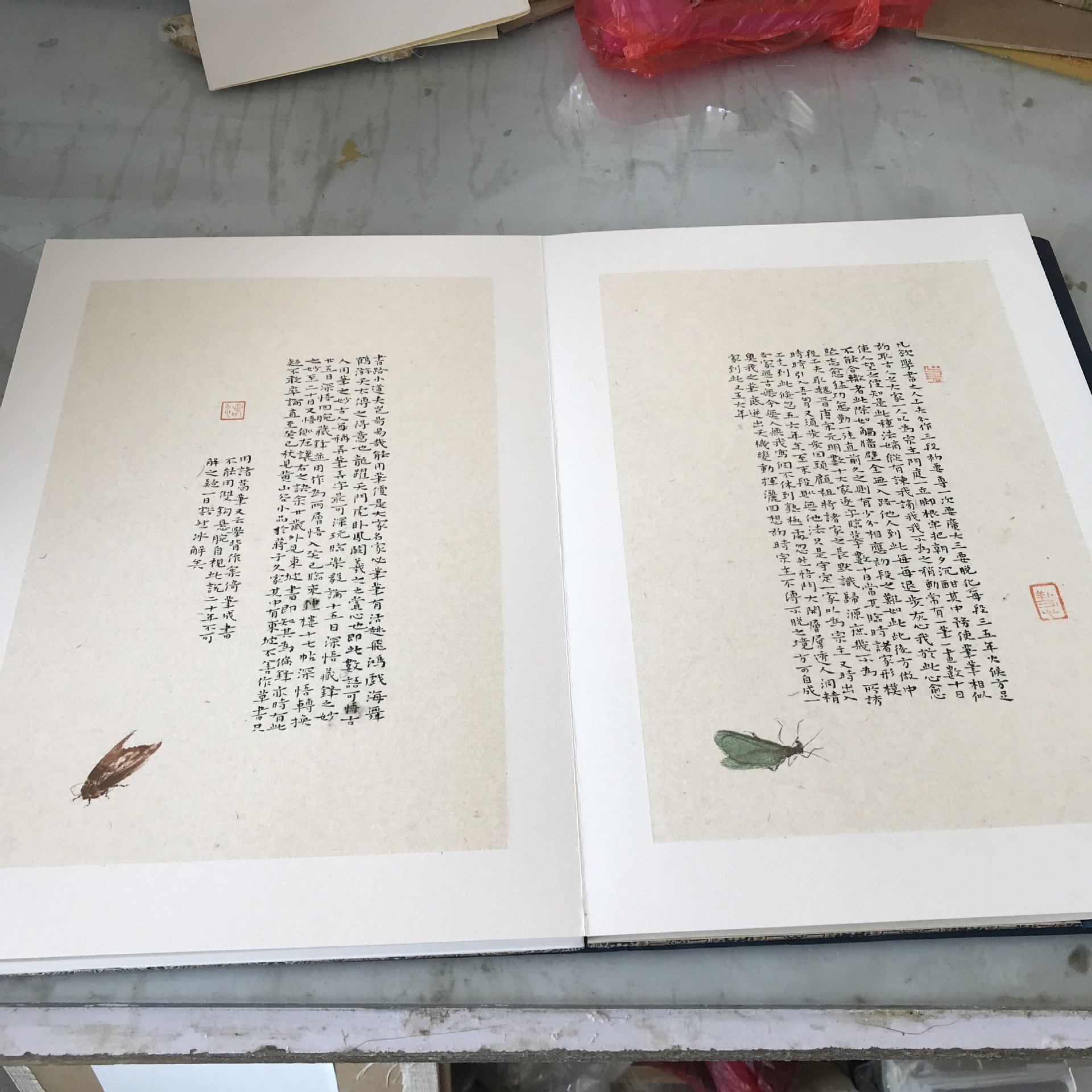 手工老师傅匠心量身定制宣纸册页 作品册页集 私人订制书画作品集