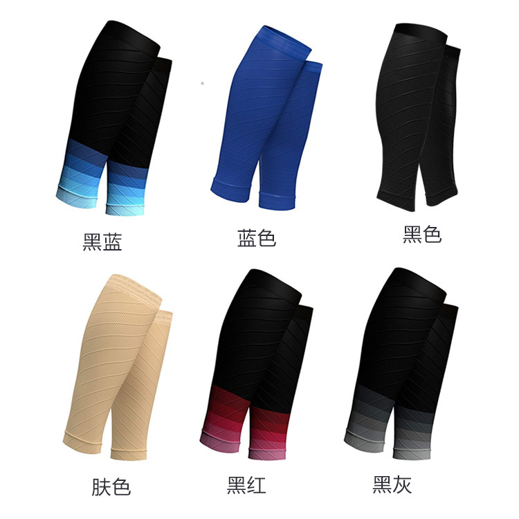 Cross-Border Amazon New Nylon Sports Compression Stockings Shank Protection Wrist Breathable Soccer Socks Football Compression Socks