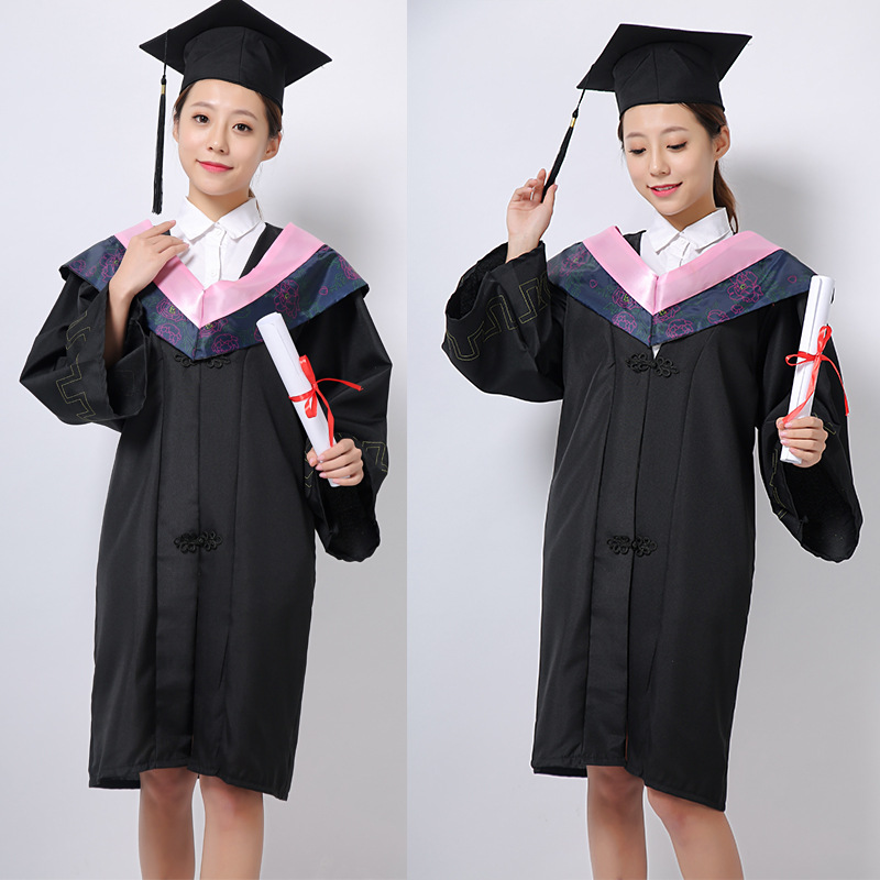 Bachelor's Clothing Academic Dress Undergraduate Graduation Liberal Arts, Engineering, Agriculture, Medical University Student Graduation Dress Training Class Completion Clothing