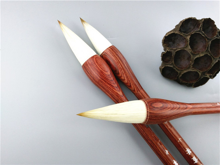 花瓣书画 兼毫小斗蒜头毛笔葫芦笔 对联写意国画用