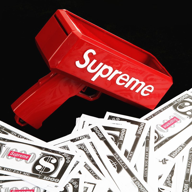 喷钱枪钞票手枪superne money gun美金喷钱枪玩具射钱吐钱枪批发