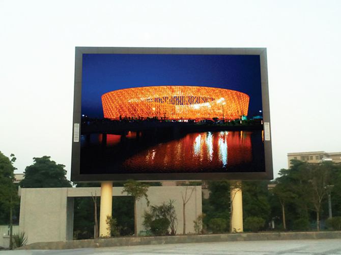 赣州户外led彩屏定制,p6户外显示屏,led全彩显示屏,户外p6彩色屏
